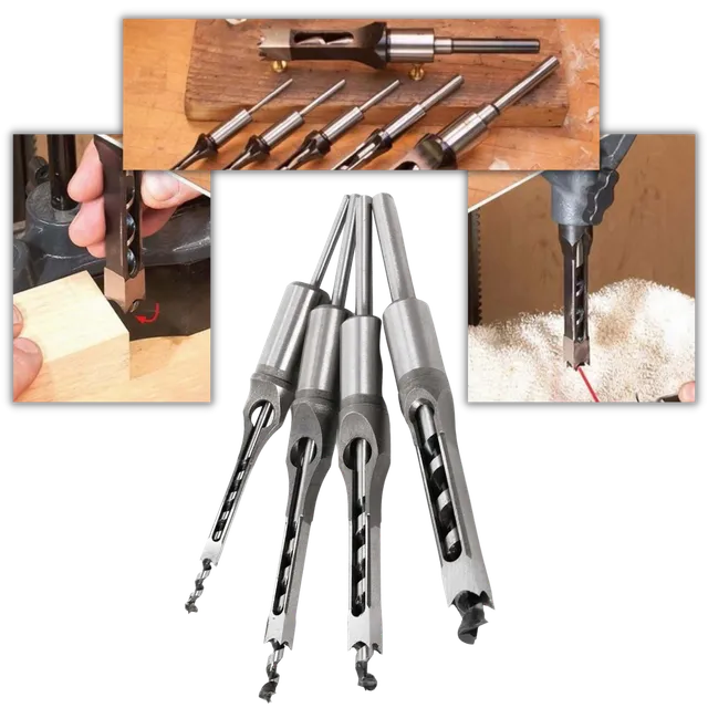 Chisel drill set