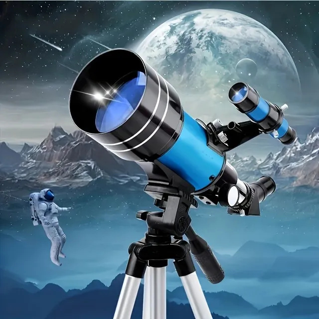 Telescope F30070 - Professional observatory, high resolution, 15x-150x magnification, monocular and tripve
