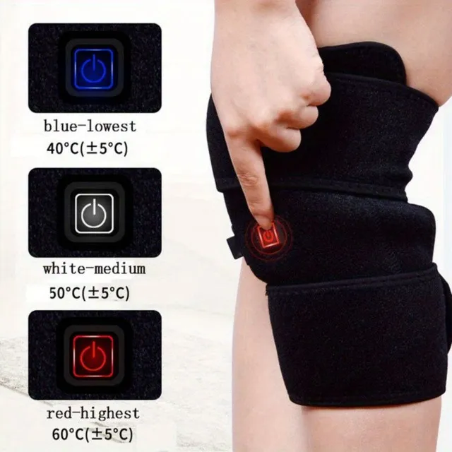 Electric heating jacket for knee with hot compressor, moxing, self-heating function, warm and protective - for seniors