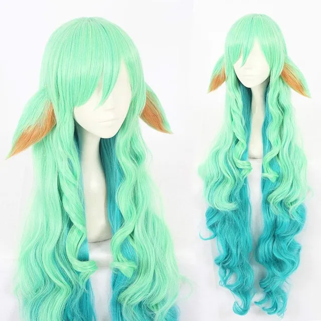 Green wig - game cosplay