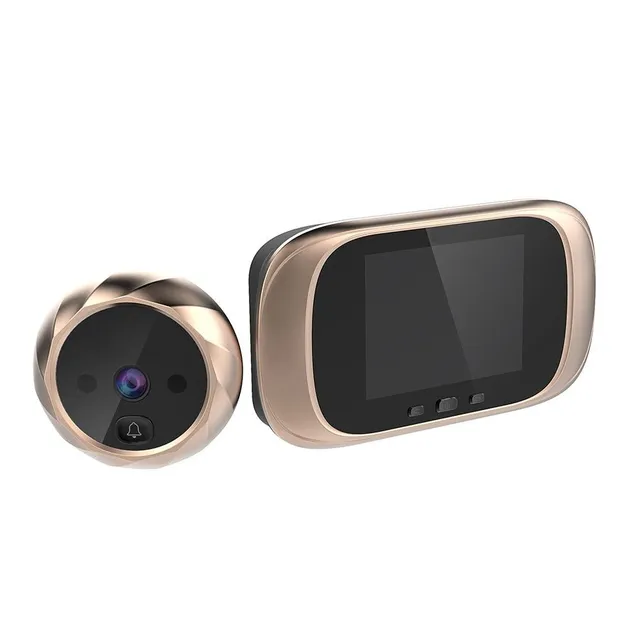 Videointerfon digital LCD de 2,8 inch Peephole Viewer Camera de monitorizare a ușii cu unghi de 90 de grade Detector de mișcare Ochi de ușă