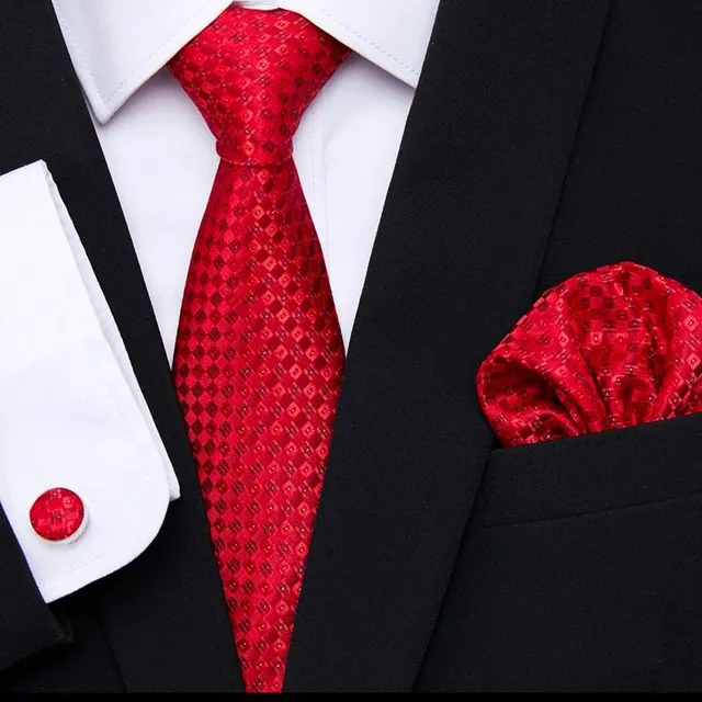 Men's formal luxury set | Tie, Handkerchief, Cufflinks