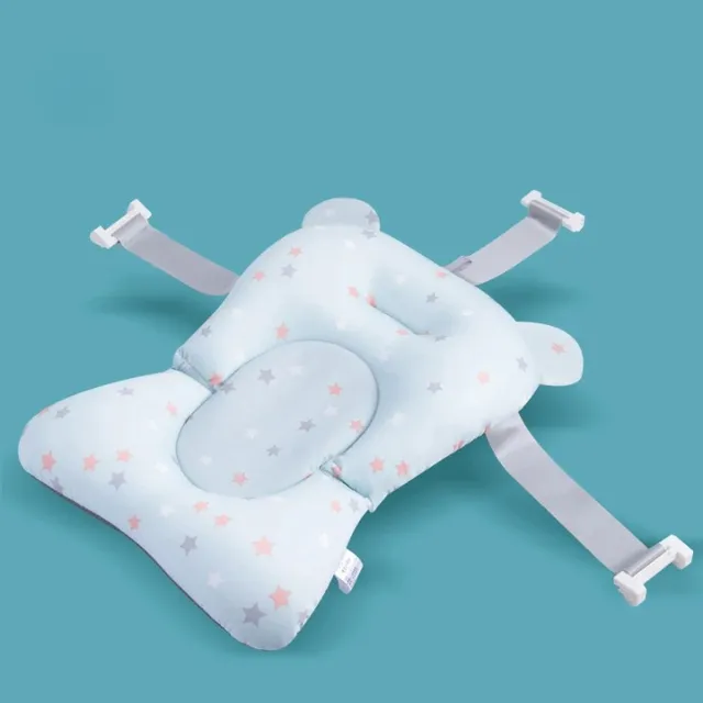 Skládací měkká protiskluzová komfortní tělová podložka do vany pro novorozence