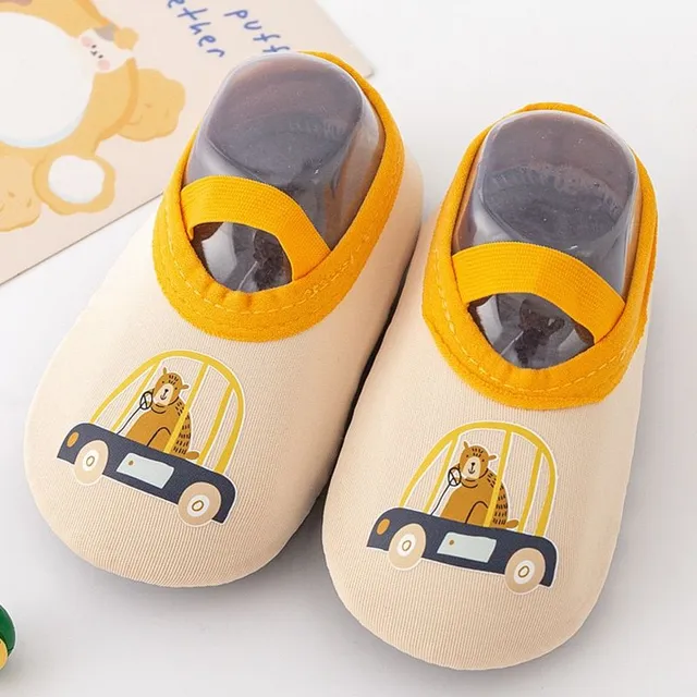 Children's original modern stylish barefoot shoes with motif of fruit and vegetables Mae