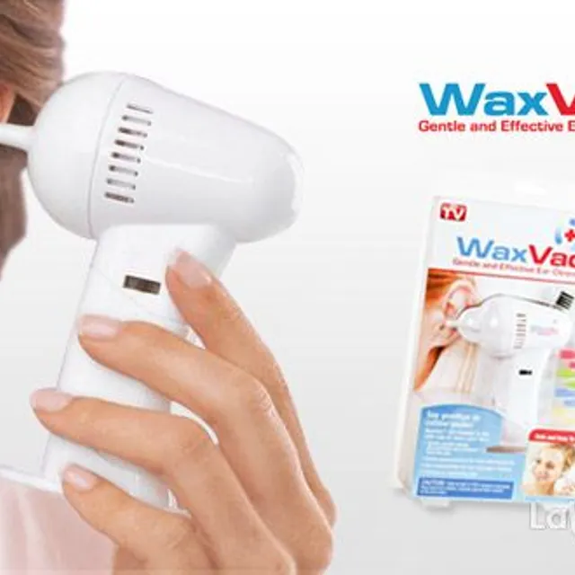 Dispozitiv electric WaxVac pentru curățarea urechilor