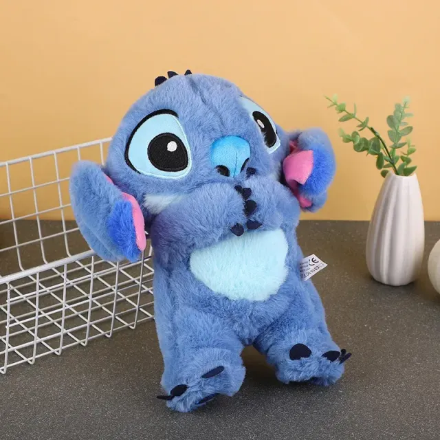 Soothing Lilo & Stitch plush toy with music and light for children to sleep