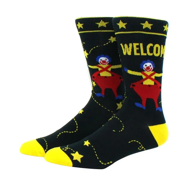 Funny colorful men socks for winter