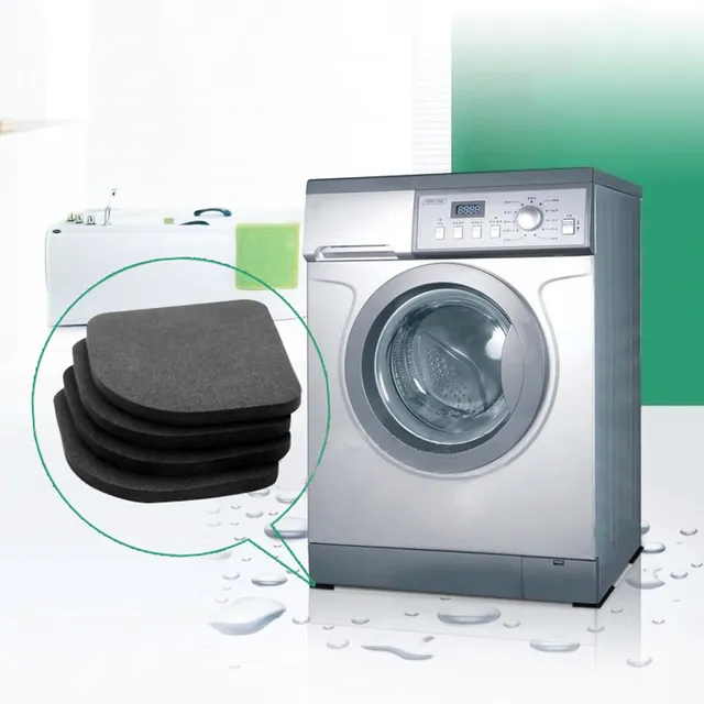 Anti-vibration practical pads under the washing machine - 4 pcs