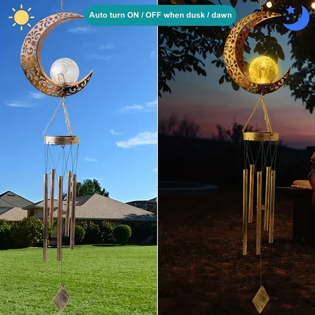 Lunar Bell Garden: Solar Bell for Mom - Moon Magic to Dance on Wind