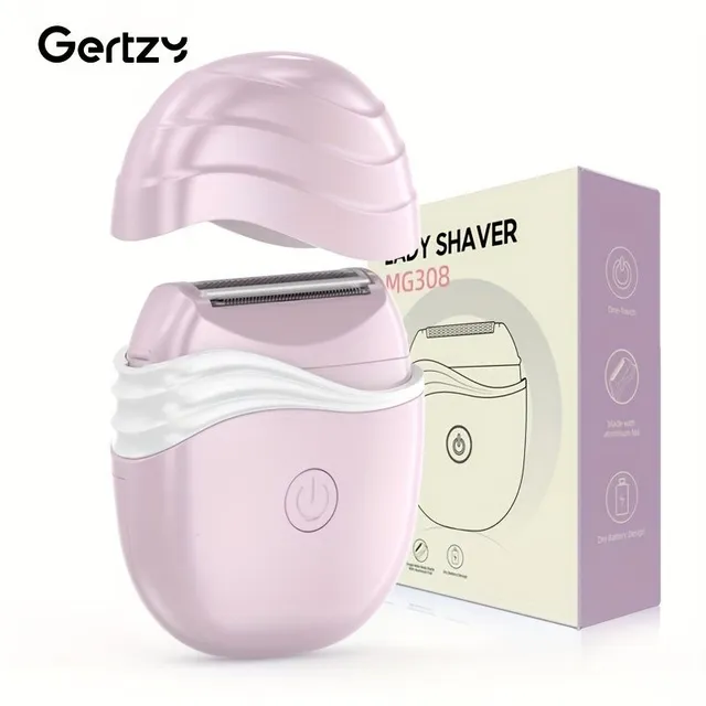 Women's wireless shaver for intimate parts and body