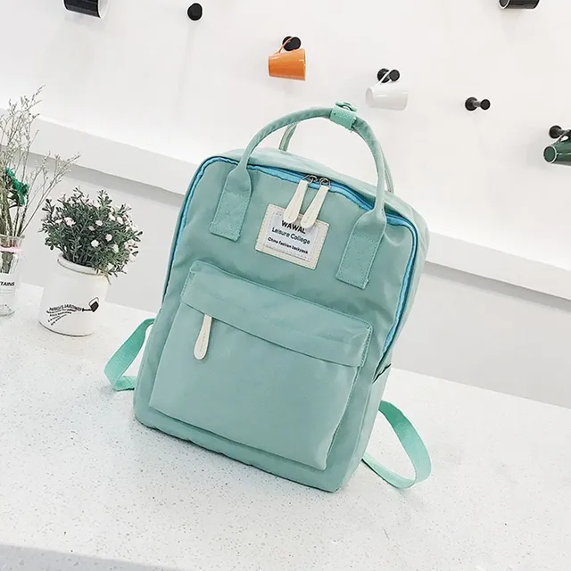 Square trendy backpack