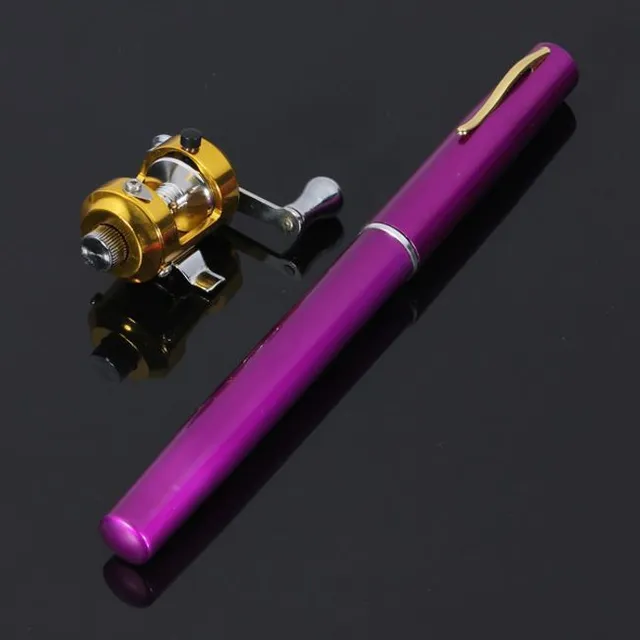 Fishing rod with pen-shaped reel - 6 colours