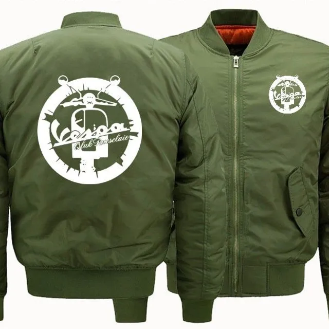 Stylish Vespa Men's Bomber