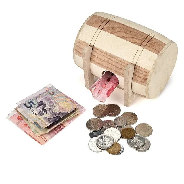 Cutișă trendy în formă de butoi de lemn Chad