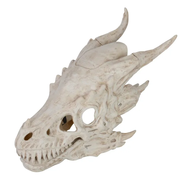 Halloween mask with moving dragon chin - Costume supplement