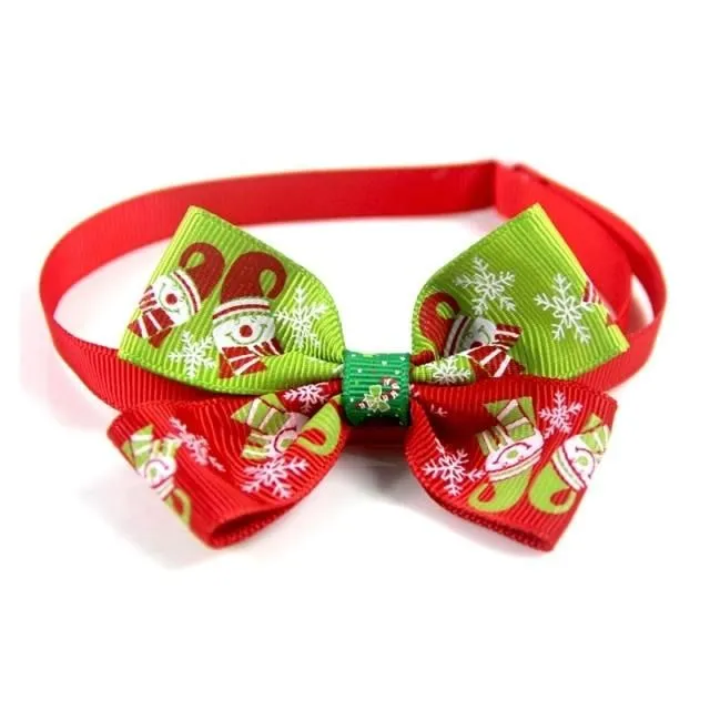 Christmas bow tie for dog