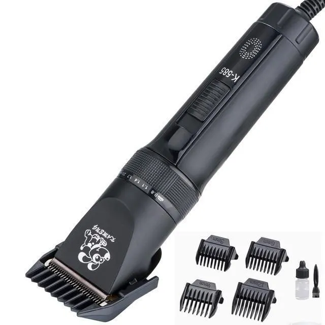 Set of electric trimmers for pets