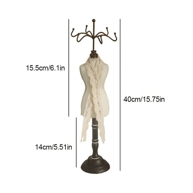 Královský dřevěný stojan na šperky - Elegantní a praktický doplněk pro vaši domácnost