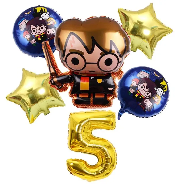 Sada balónov na narodeninovú párty Harryho Pottera