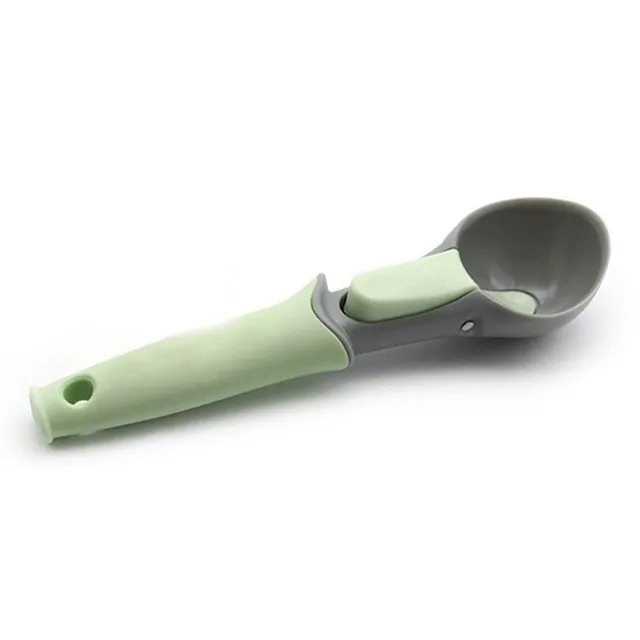 Plastic ice cream ladle