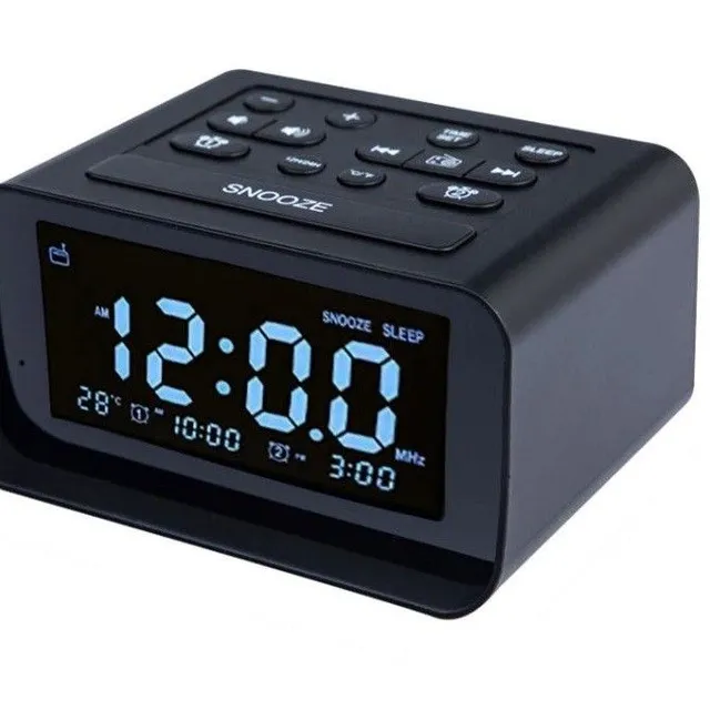 Digital radio alarm clock G1858