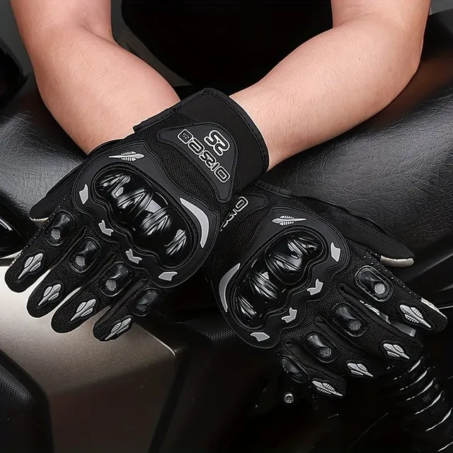 Summer motorcycle gloves for men - breathable, protective, anti-fall, anti-slip, touch screen