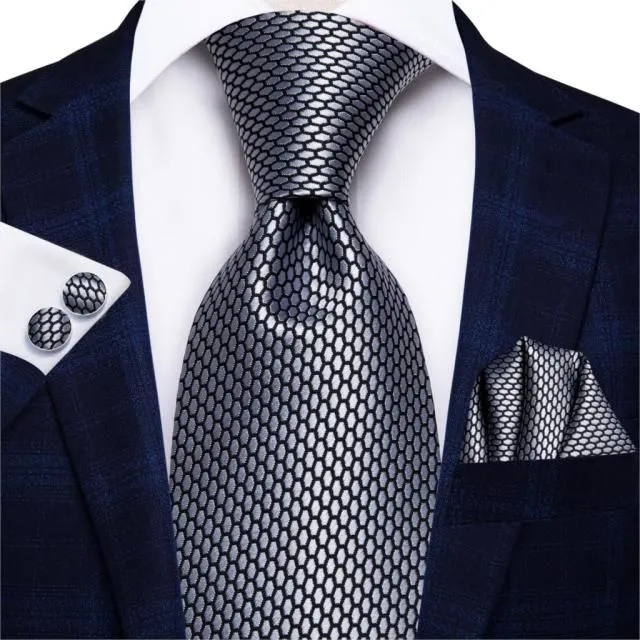 Cravată de mătase masculină de lux sn-1536