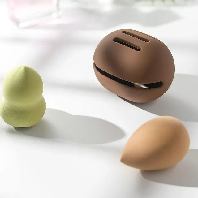 Silikonový obal na houbičku na makeup - s odvětráváním, několik barevných variant