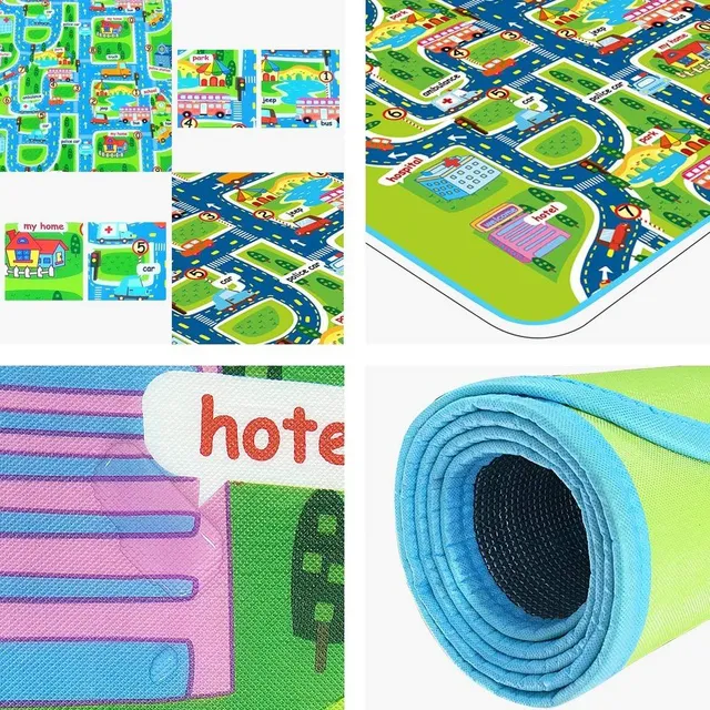 Children's Play Carpet - Road