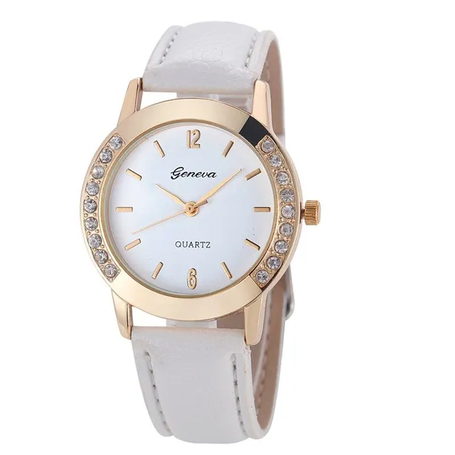 Women's elegant watch with stones