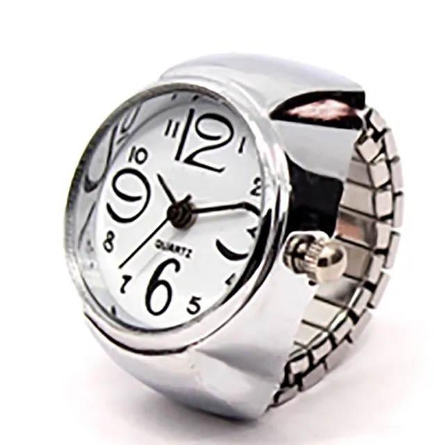 Elegantné dámske hodinky v prsteni