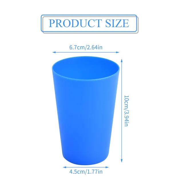 Zestaw, Drink Cup wykonany z kolorowego plastiku, nierozerwalne przy