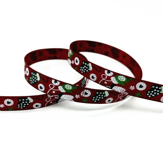 Modern Christmas ribbons for Nicholas gifts