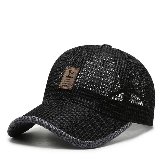 Stylish breathable men's netted cap