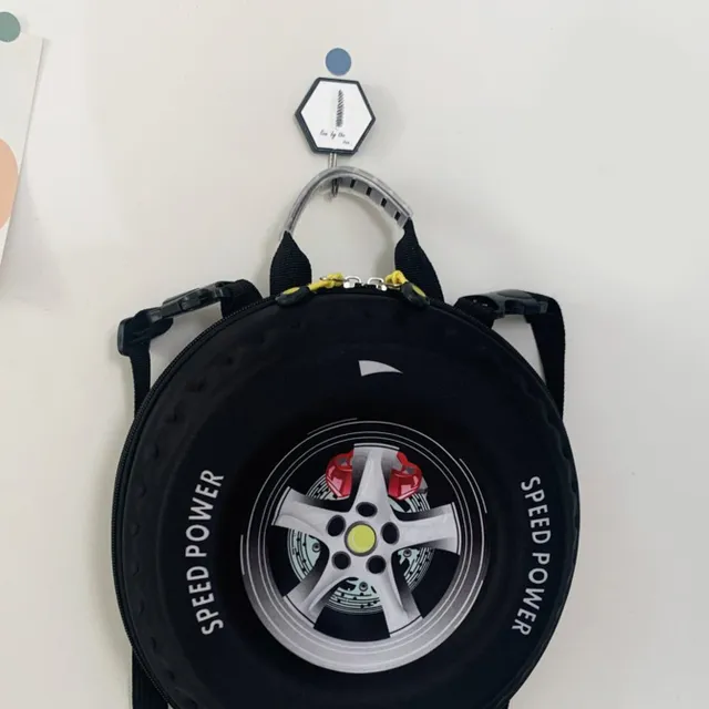 Cute round children's backpack with a cartoon theme - ideal for kindergarten and travel