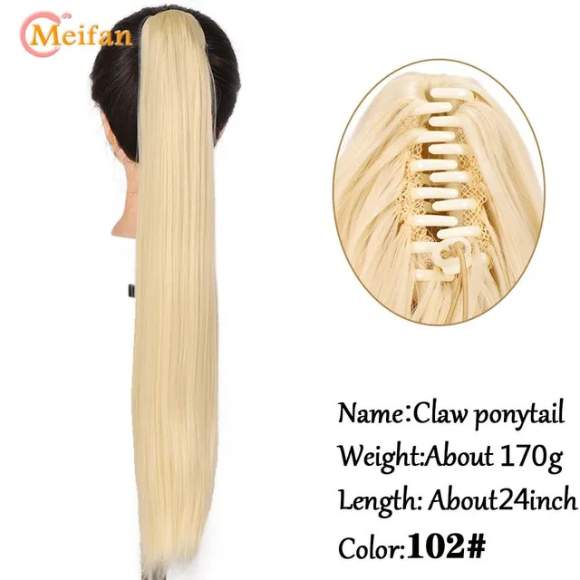 Rövid Wavy Claw Conytail Clip A haj kiterjesztései Fekete Barna Pony Tail Clip In Hair Tail Natural Fake Hair Extensions