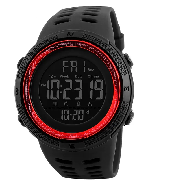 Multifunction waterproof digital watch