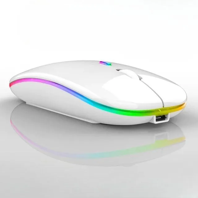 Mouse wireless elegant cu iluminare LED