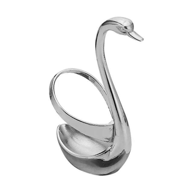 Swan-shaped cutlery holder