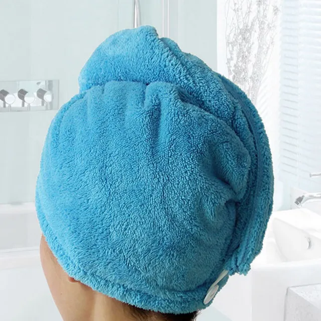 Highly absorbent towel for drying hair