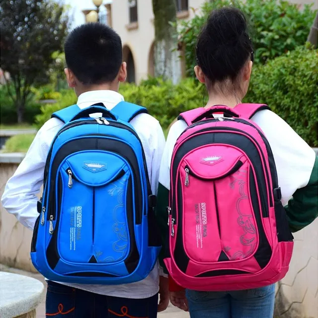 Stílusos vízálló iskolai hátizsák tizenéveseknek
