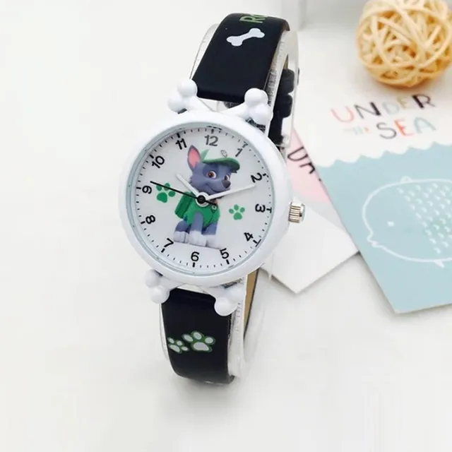 Stylish children's analogue watches with the motif of the Paw Patrol