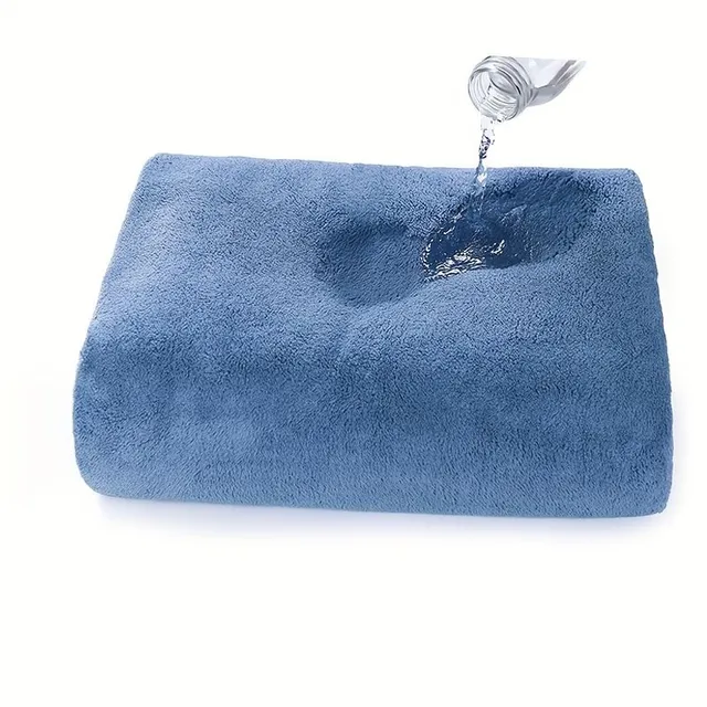 Male bath towel with adjustable rubber - soft and pleasant shower wrap for body