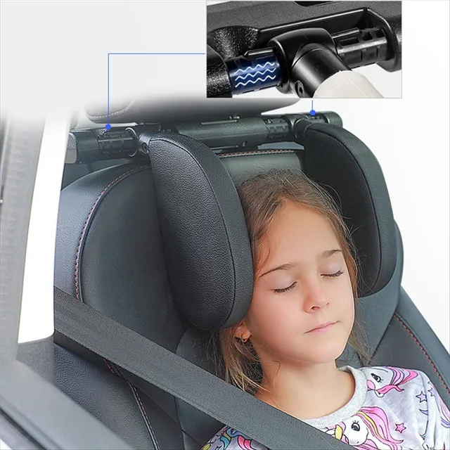 Ergonomic head and neck support for the car