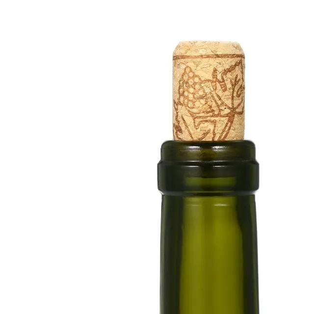 Cork wine stoppers with printing 100 pcs