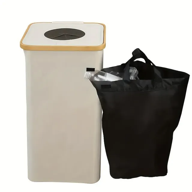 Set de recipiente de reciclare pentru bucătărie și saci de gunoi