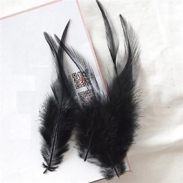 Decorative cock feathers 10-15 cm 50 pcs