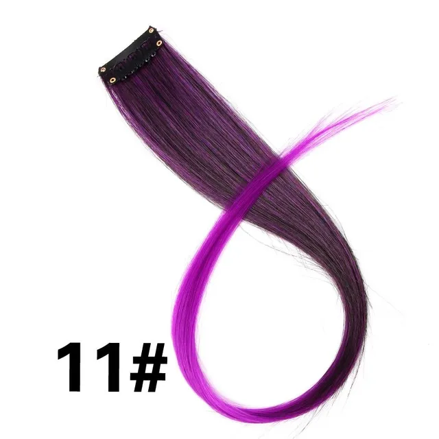 Klikací barevné prameny vlasů
