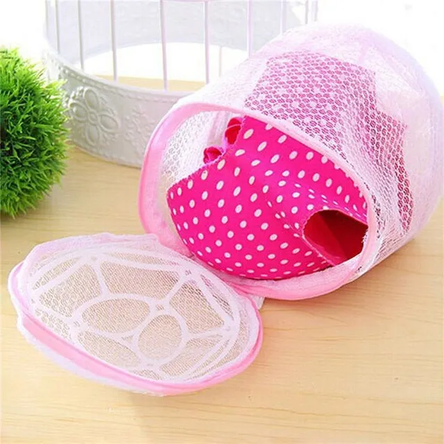 Washing machine case for gentle washing of underwear (Pink)