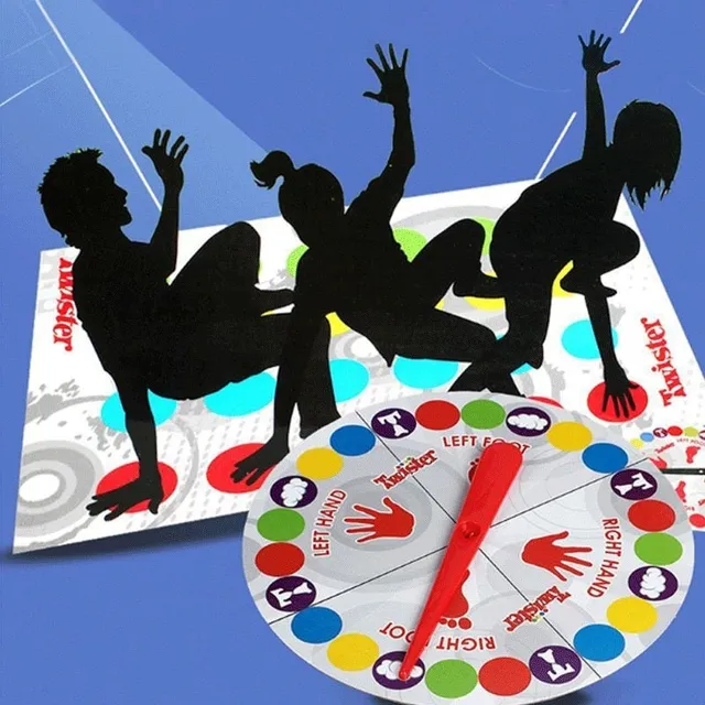 Zábavná spoločenská hra pre celú rodinu Twister